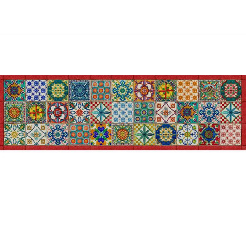 CAMASTRA Mastro Raphael Trapunta Tiziano velluto tintura dismogenea righe tipo patchwork - immagine 1