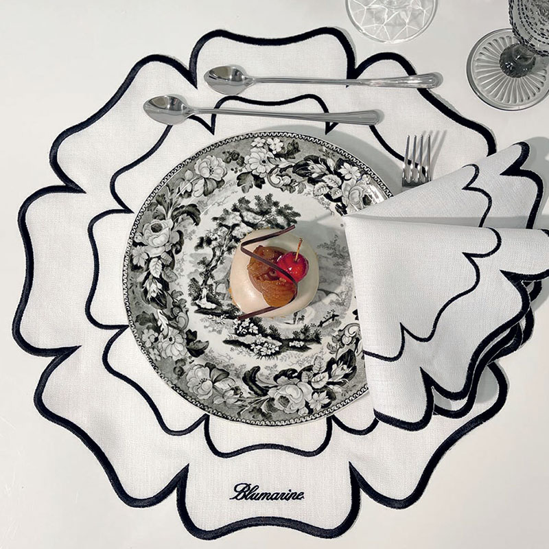 SET_TOVAGLIETTA_AMERICANA_ROSINDA1 Blumarine Home COPRILETTO LISCIO SHARON MATRIMONIALE - immagine 1