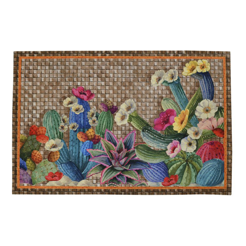 cactus_tappeto Palla di Natale realizzata a mano - immagine 1