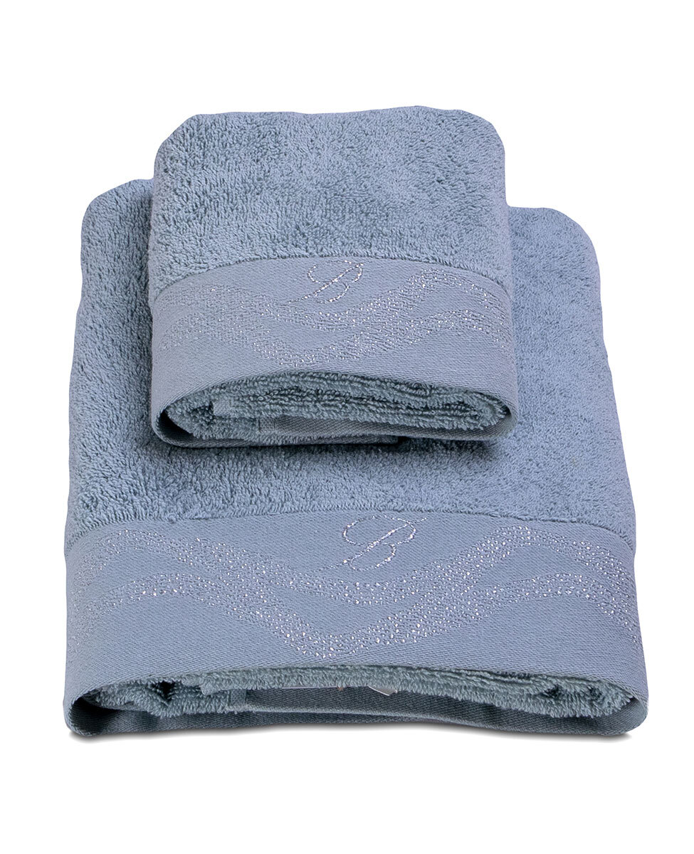 crystelle_set_03_ACQUAMARINA Blumarine Home Collection CRYSTELLE Set spugna coppia 2 PZ - immagine 1