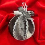Palla di Natale realizzata a mano